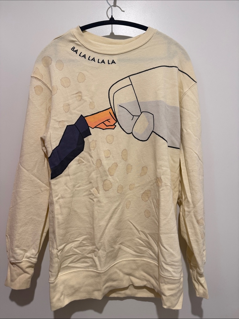Baymax Hiro Fist Bump crewneck sweatshirt